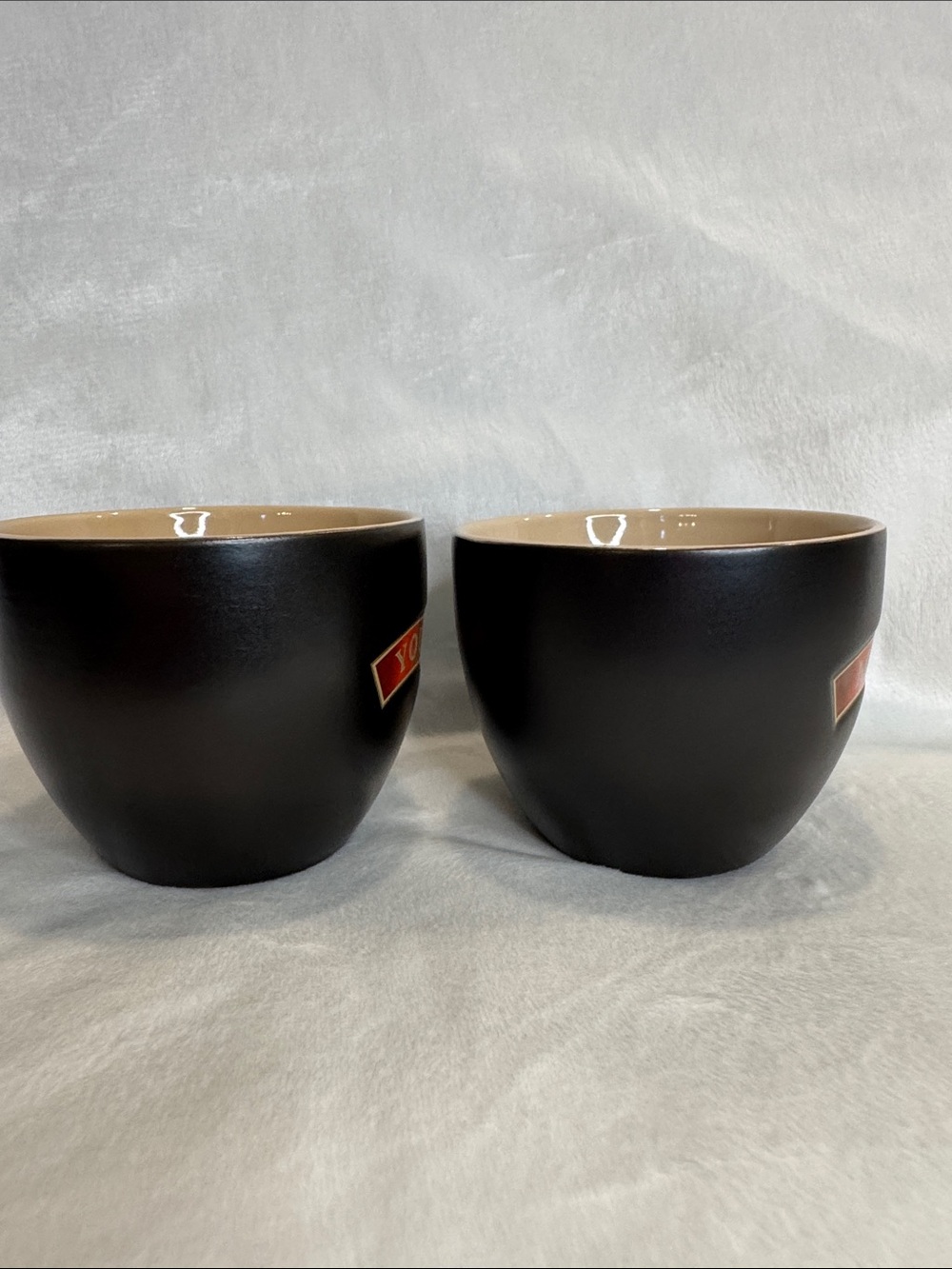 Bailey's Irish Cream "Yours" & "Mine" Ceramic Mug Set Barware Drinkware VTG - Picture 2 of 7